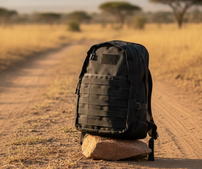 JB14/696 Everyday Carry Backpack – Khaki Camo | Black
